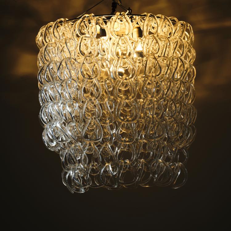 Bild 8 zu Objekt, 'Giogali' ceiling light, 1967, Angelo Mangiarotti, Vistosi, Murano, 164A 115