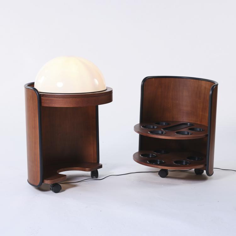 Bild 4 zu Objekt, Bar on casters, 1960s, Luigi Massoni (in the style of), Italien, 164A 82