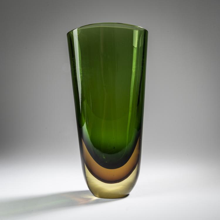 Hauptbild zu Objekt, 'Sommerso' vase, c. 1957, Flavio Poli, Seguso Vetri d'Arte, Murano, 164C 660