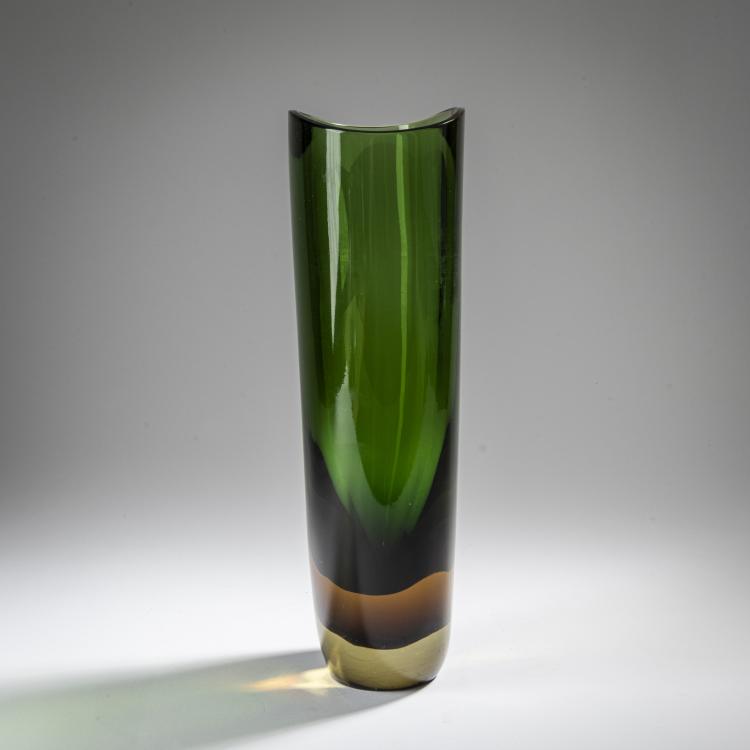 Bild 1 zu Objekt, 'Sommerso' vase, c. 1957, Flavio Poli, Seguso Vetri d'Arte, Murano, 164C 660