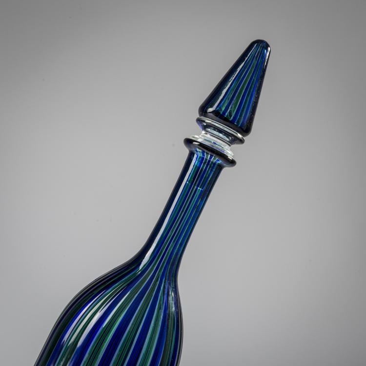 Bild 2 zu Objekt, Karaffe mit Stopfen 'A canne', 1956, Paolo Venini, Venini & C., Murano, 164C 617