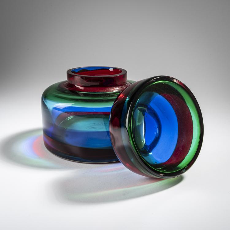 Bild 2 zu Objekt, 'A fasce' covered vase, c. 1960, Gino Mazzega, Mazzega, I.V.R., Murano, 164C 707