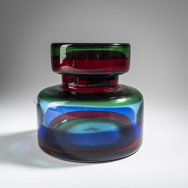 Bild 3 zu Objekt, 'A fasce' covered vase, c. 1960, Gino Mazzega, Mazzega, I.V.R., Murano, 164C 707