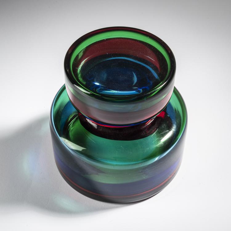 Bild 4 zu Objekt, 'A fasce' covered vase, c. 1960, Gino Mazzega, Mazzega, I.V.R., Murano, 164C 707