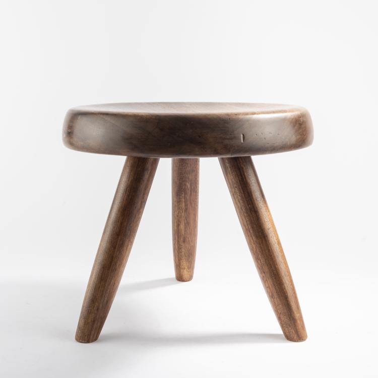 Hauptbild zu Objekt, Stool, 1938, Charlotte Perriand, Blanchon, Paris; Sentou, Paris; Steph Simon, Paris, 164B 466