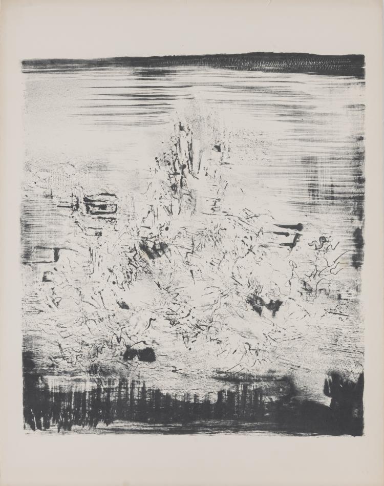 Bild 3 zu Objekt, 9 proofs of graphics, 1958-1961, Zao Wou-Ki, L'&OElig;uvre Grav&eacute;e, 166B 266