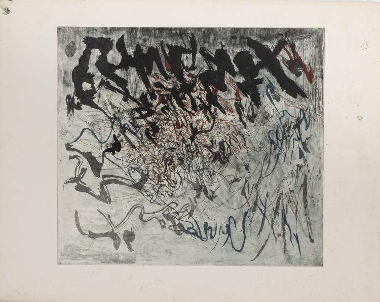 Bild 6 zu Objekt, 9 proofs of graphics, 1958-1961, Zao Wou-Ki, L'&OElig;uvre Grav&eacute;e, 166B 266