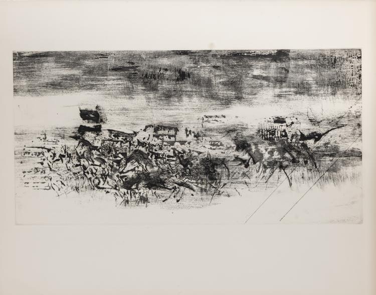 Bild 8 zu Objekt, 9 proofs of graphics, 1958-1961, Zao Wou-Ki, L'&OElig;uvre Grav&eacute;e, 166B 266