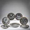 7 'Cupole d'Italia' plates, 1950s