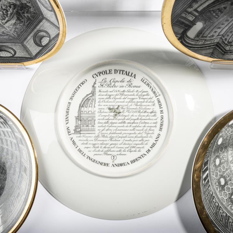 Bild 1 zu Objekt, 7 'Cupole d'Italia' plates, 1950s, Piero Fornasetti, Fornasetti, Mailand, 164A 181