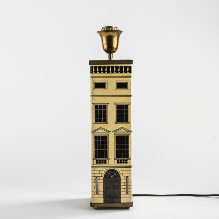 Hauptbild zu Objekt, 'Architettura' table light, 1950s, Piero Fornasetti, Fornasetti, Mailand, 164A 183