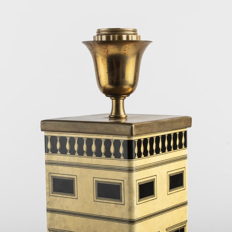 Bild 2 zu Objekt, 'Architettura' table light, 1950s, Piero Fornasetti, Fornasetti, Mailand, 164A 183