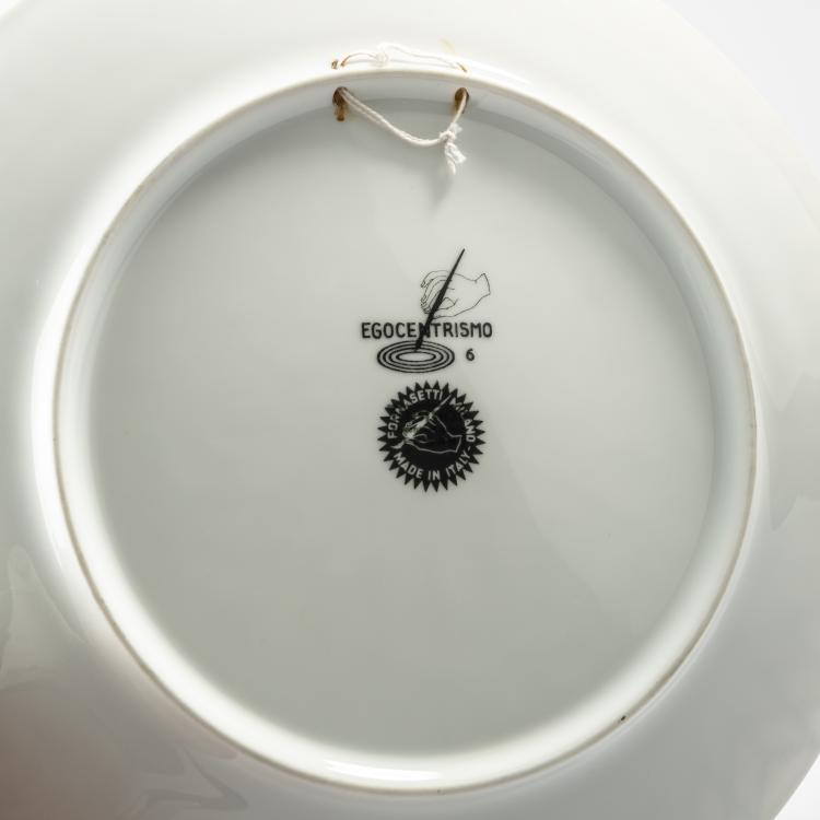 Bild 2 zu Objekt, 6 'Egocentrismo' plates, 1950s, Piero Fornasetti, Fornasetti, Mailand, 164A 184