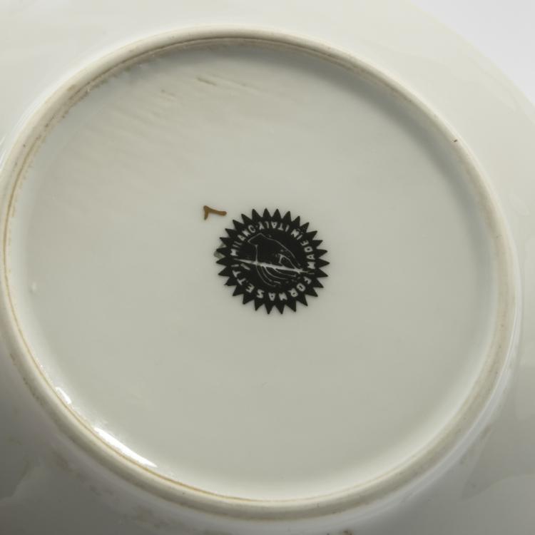 Bild 2 zu Objekt, Zwei Kaffeetassen mit Untertellern 'Rombi', 1950er Jahre, Piero Fornasetti, Fornasetti, Mailand, 164A 185