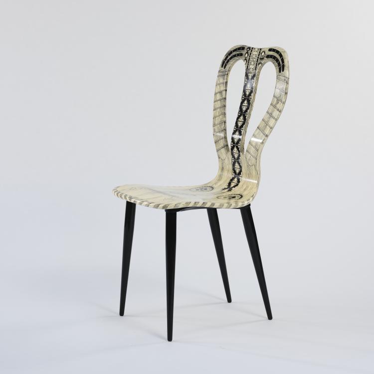 Bild 1 zu Objekt, 'Musicale' chair, 1950s, Piero Fornasetti, Fornasetti, Mailand, 166A 93