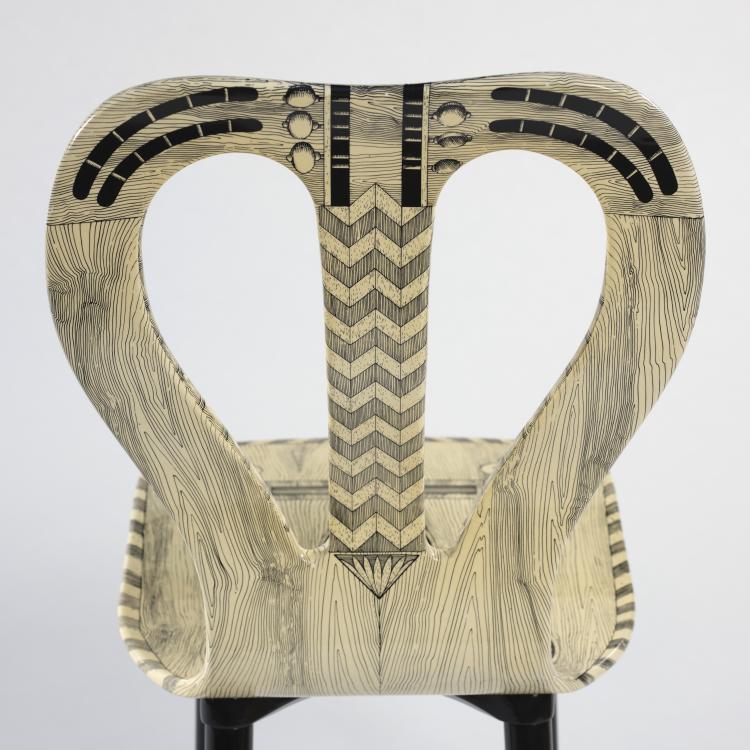 Bild 6 zu Objekt, 'Musicale' chair, 1950s, Piero Fornasetti, Fornasetti, Mailand, 166A 93