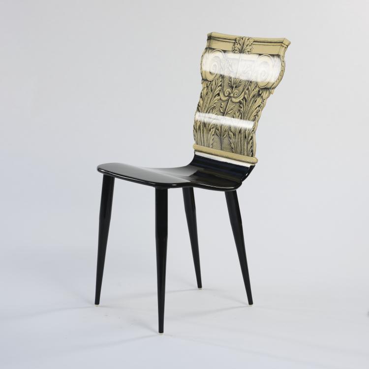 Bild 1 zu Objekt, 'Capitello Corinzio' chair, 1950s, Piero Fornasetti, Fornasetti, Mailand, 166A 94