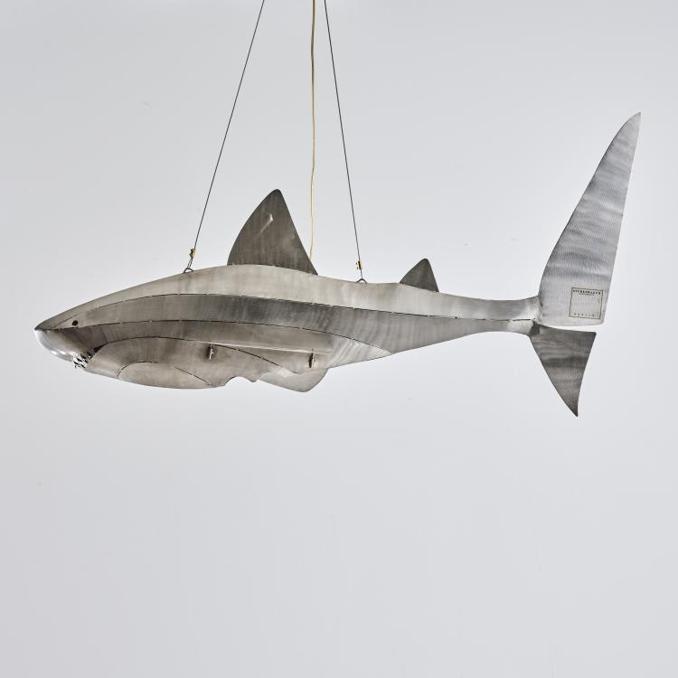 Bild 1 zu Objekt, 'Shark' ceiling light, 1990s, Reinhard Stubenrauch, Stubenrauch, Reinhard, Berlin, 164B 406