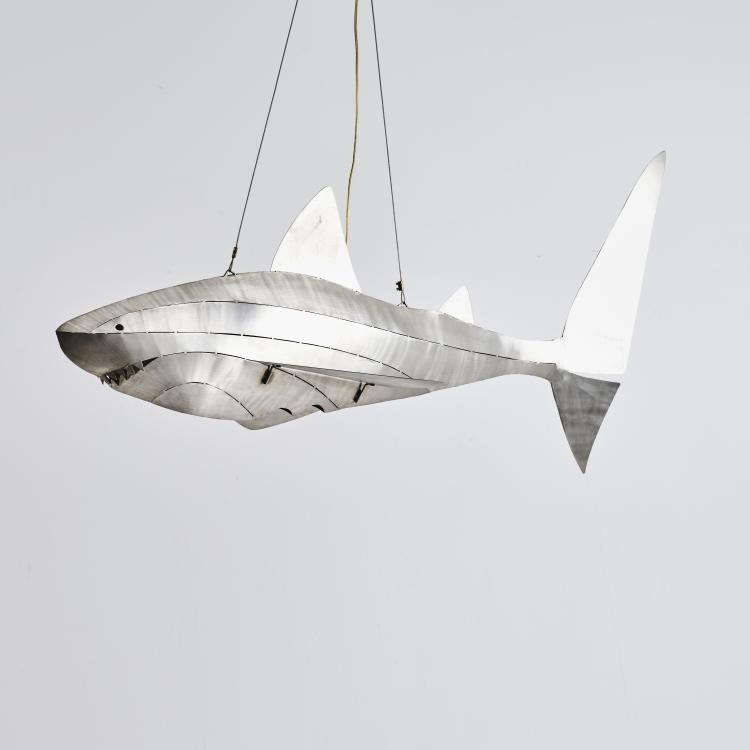 Bild 2 zu Objekt, 'Shark' ceiling light, 1990s, Reinhard Stubenrauch, Stubenrauch, Reinhard, Berlin, 164B 406