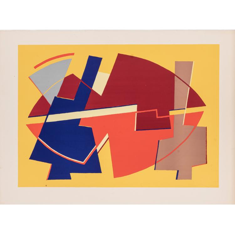 Hauptbild zu Objekt, 'Composition L.1', 1958, Alberto Magnelli, L'&OElig;uvre Grav&eacute;e, 166B 236