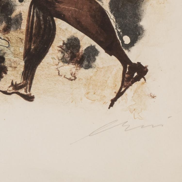 Bild 1 zu Objekt, 'Sc&egrave;ne champ&ecirc;tre', 1955, Hans Erni, L'&OElig;uvre Grav&eacute;e, 166B 212