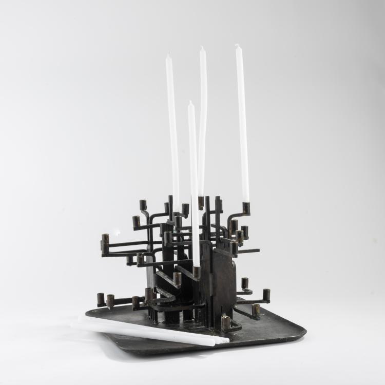 Hauptbild zu Objekt, Candlestick, 1970s, Manfred Bergmeister,German Larasser, Bergmeister, Ebersberg, 164B 357