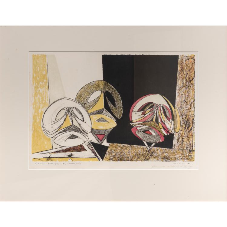 Hauptbild zu Objekt, 'Masques', 1950, Max Ernst, 166B 213