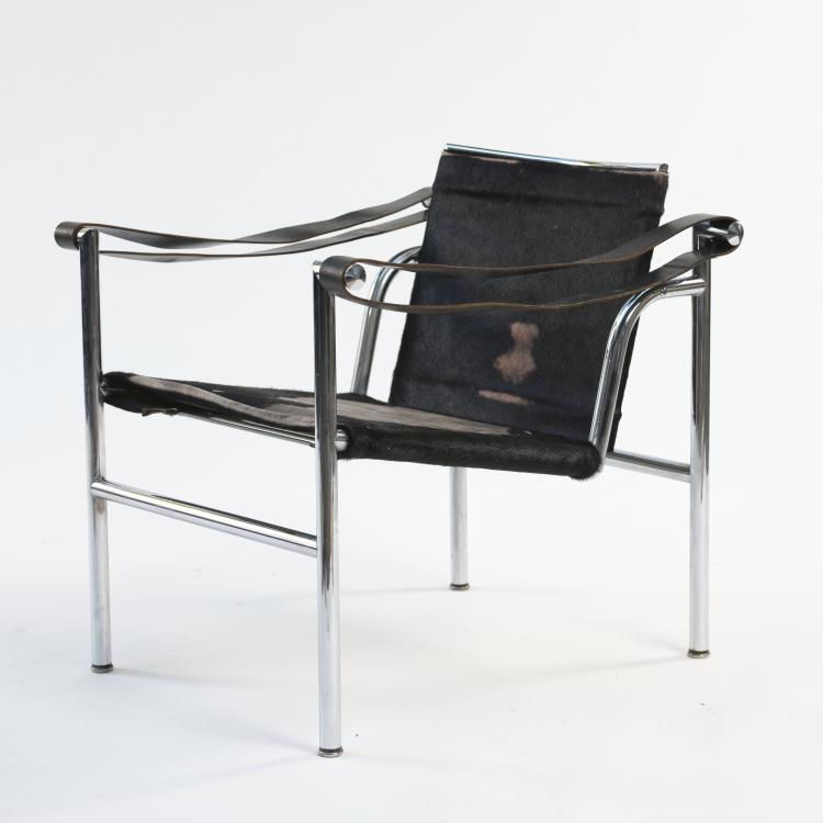 Hauptbild zu Objekt, 'LC 1' armchair, 1928, Cassina, Mailand, 164B 463