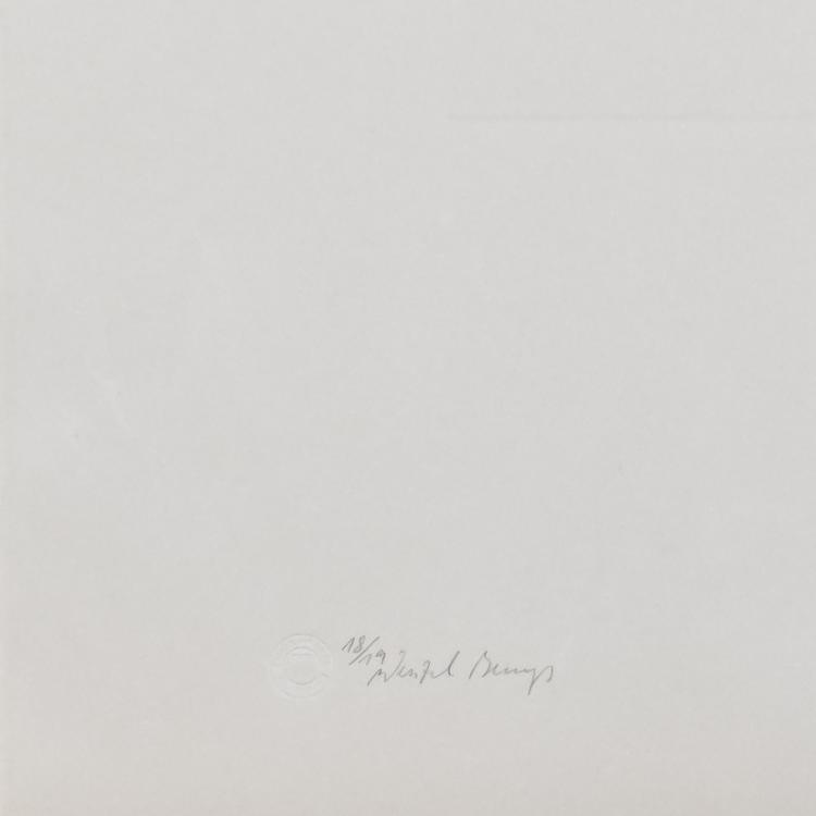 Bild 1 zu Objekt, 'Hirsch und Hut', 1982, Joseph Beuys, 166B 345