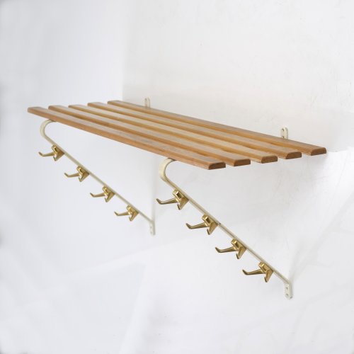 Wall coat rack, c. 1952