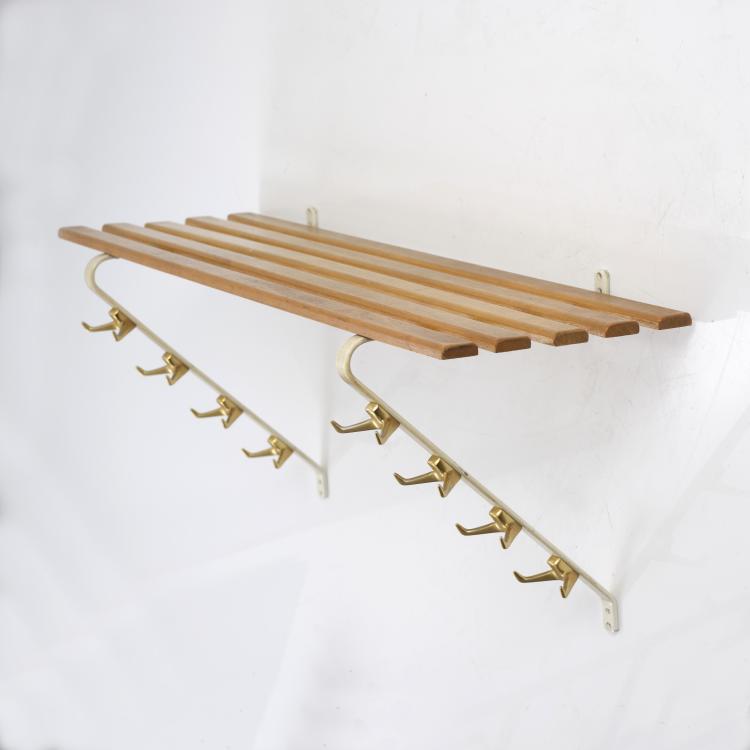 Hauptbild zu Objekt, Wall coat rack, c. 1952, Deutschland, 164B 379