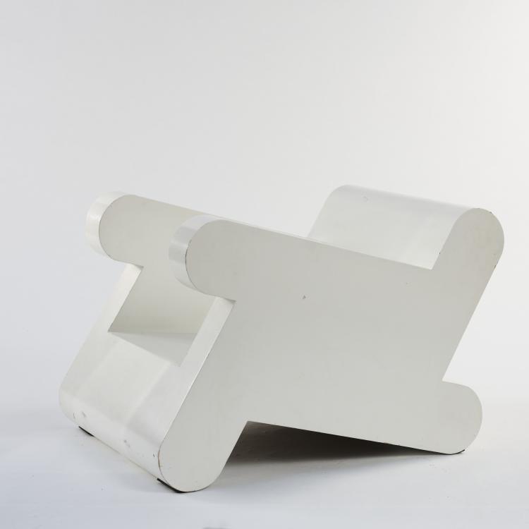 Hauptbild zu Objekt, Prototype armchair, 1980/90s, Japan, 164B 313