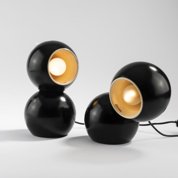 Hauptbild zu Objekt, 2 '541' table lights, 1968, Antonio Pio Macchi Cassia, Arteluce, Mailand, 164A 119