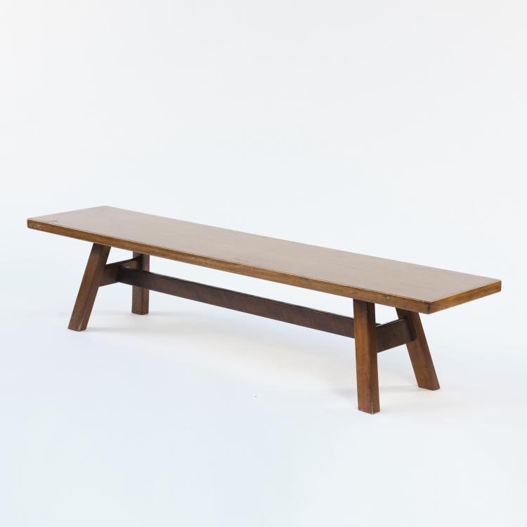 Hauptbild zu Objekt, 'Torbecchia' bench, c. 1965, Giovanni Michelucci, Poltronova, Pistoia, 164A 108