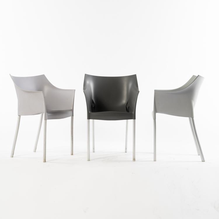Hauptbild zu Objekt, 3 'Dr. No' chairs, 1996, Philippe Starck, Kartell, Noviglio, 164B 503