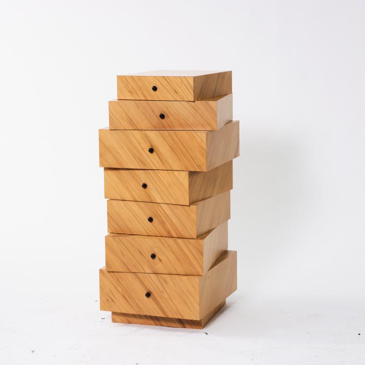 Hauptbild zu Objekt, 'Schubladenstapel' dresser, 1982, Susi Berger,Ueli Berger, R&ouml;thlisberger Collection, G&uuml;mlingen, 164B 407