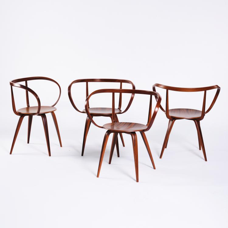 Bild 1 zu Objekt, 4 'Pretzel chairs', 1952, George Nelson, Vitra, Weil am Rhein, 164B 297