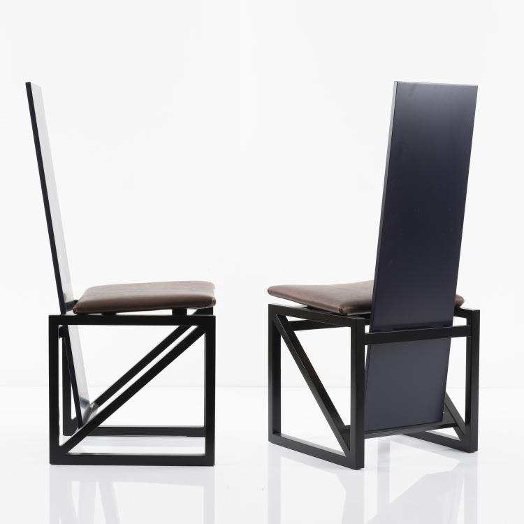 Hauptbild zu Objekt, 2 'Edo 2' chairs, c. 1982, Kisho Kurokawa, PPM, Tokio, 164B 315