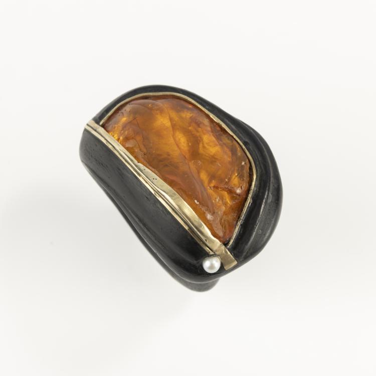 Bild 1 zu Objekt, Ring 'Drachenauge', um 2000, Michael Jobst, 166C 455