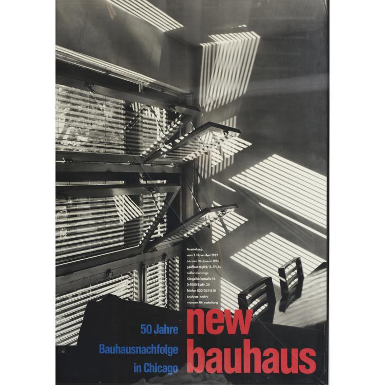Hauptbild zu Objekt, 'new bauhaus' poster, 1987, William Keck (after), 164B 361