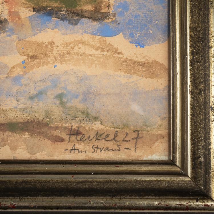 Bild 1 zu Objekt, 'Am Strand', 1927, Erich Heckel, 166B 315