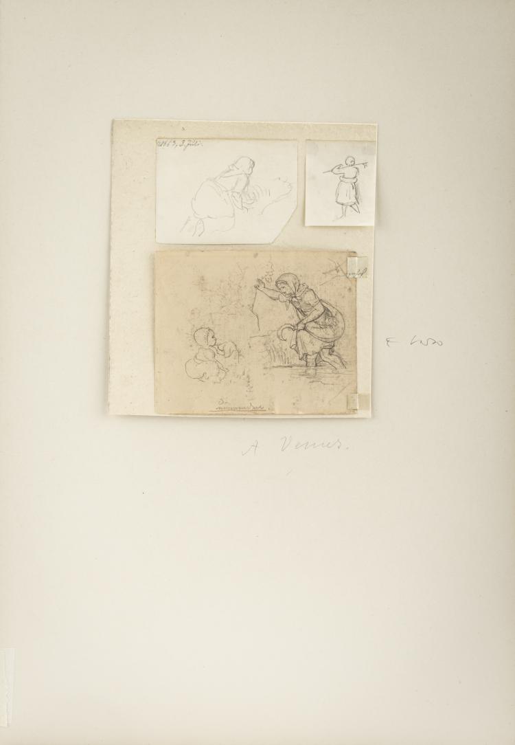Bild 1 zu Objekt, Drawings and sketches, second half of the 19th century, Albert Venus, 166B 294