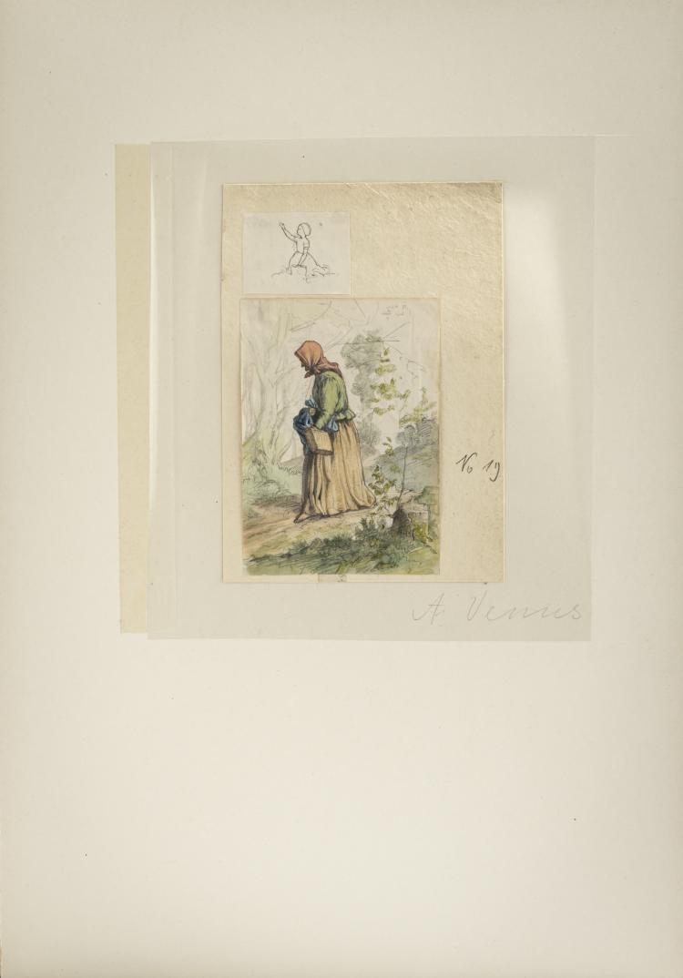 Bild 3 zu Objekt, Drawings and sketches, second half of the 19th century, Albert Venus, 166B 294