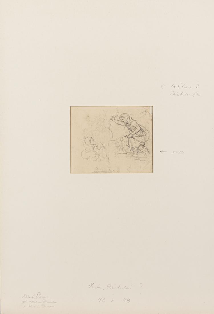 Bild 8 zu Objekt, Drawings and sketches, second half of the 19th century, Albert Venus, 166B 294