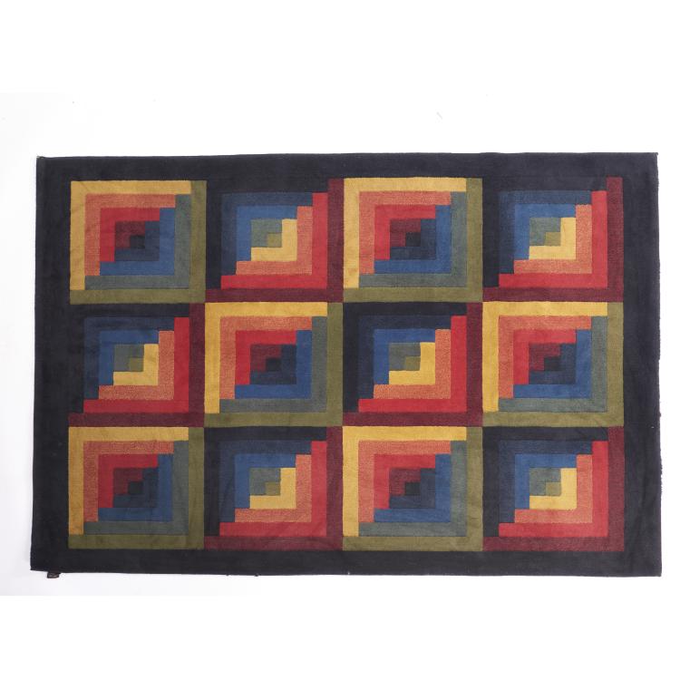 Hauptbild zu Objekt, Carpet 'Posada', 1980s, Ottavio Missoni, Vestor, T. & J., Golasecca; Missoni, Mailand, 164A 256