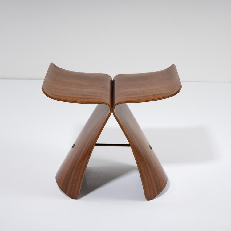 Hauptbild zu Objekt, 'Butterfly' stool, 1954, Sori Yanagi, Tendo Mokko Corp., Tendo Japan, 164B 295