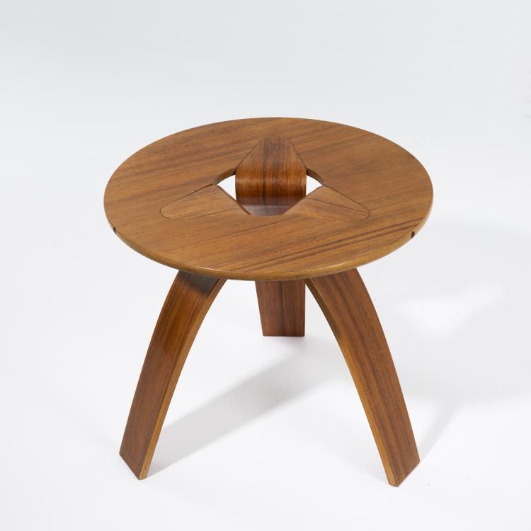 Bild 1 zu Objekt, Table/stool, 1960s, Reiko Tanabe (attributed), Tendo Mokko Corp., Tendo Japan (zugeschrieben/attributed), 164B 296