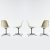 4 'Plastic Side Chair' chairs on 'Aluminum Group Base', 1958