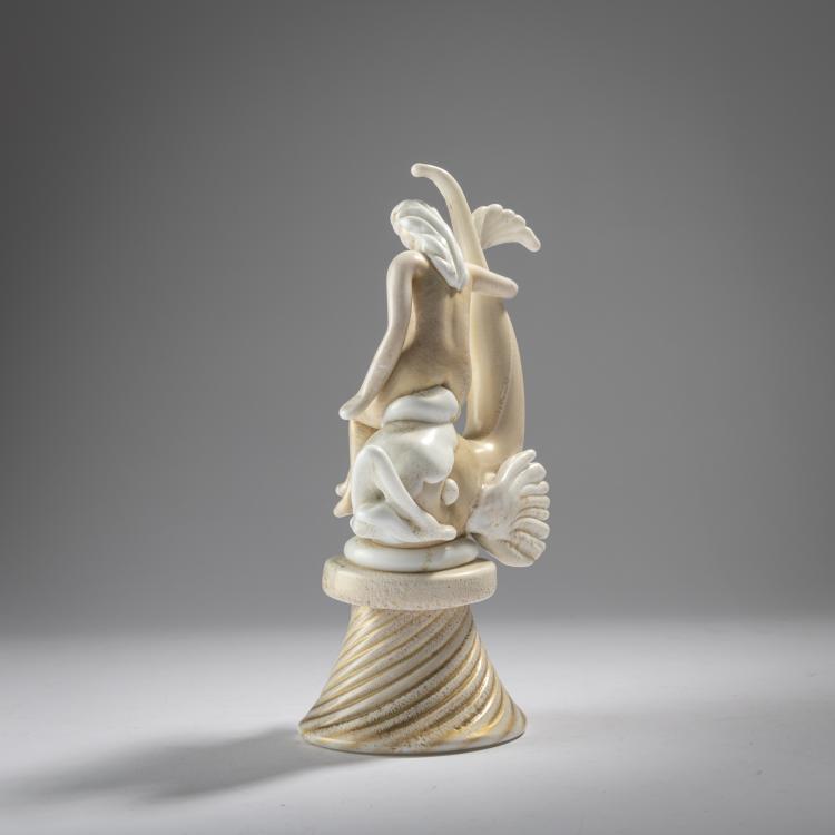Bild 3 zu Objekt, 'Donna e pesce' table decoration, c. 1930, Napoleone Martinuzzi (attributed), Zecchin-Martinuzzi, Murano (zugeschrieben/attributed), 167C 604