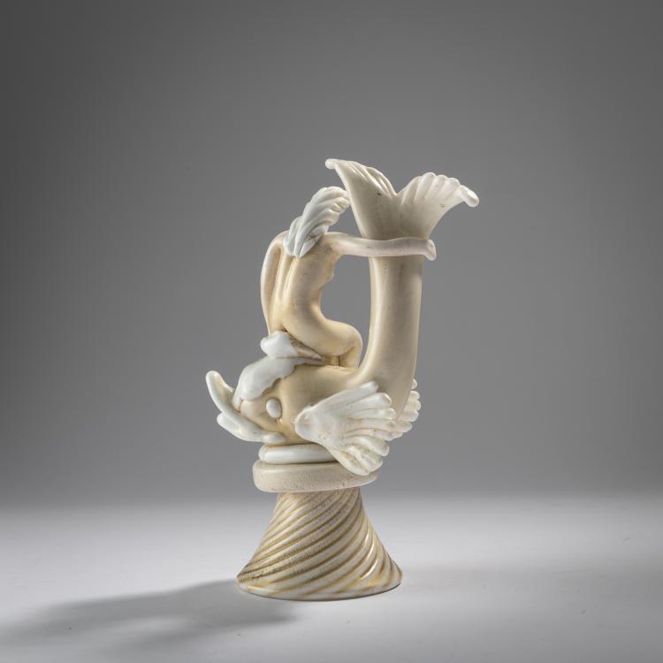 Bild 4 zu Objekt, 'Donna e pesce' table decoration, c. 1930, Napoleone Martinuzzi (attributed), Zecchin-Martinuzzi, Murano (zugeschrieben/attributed), 167C 604